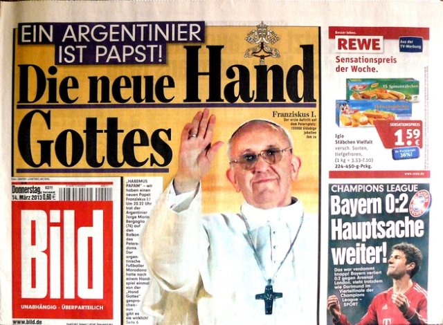 2013-03-14 Argentinier ist Papst. Die neue Hand Gottes